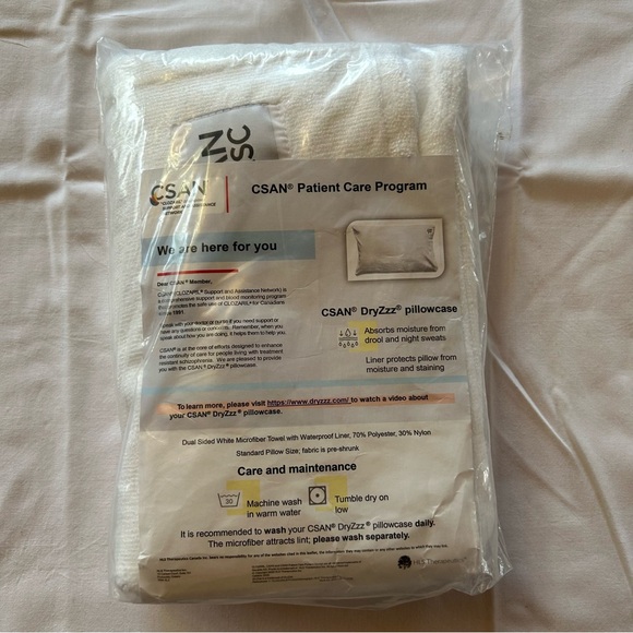 CSAN Other - DryZzz White Pillowcase